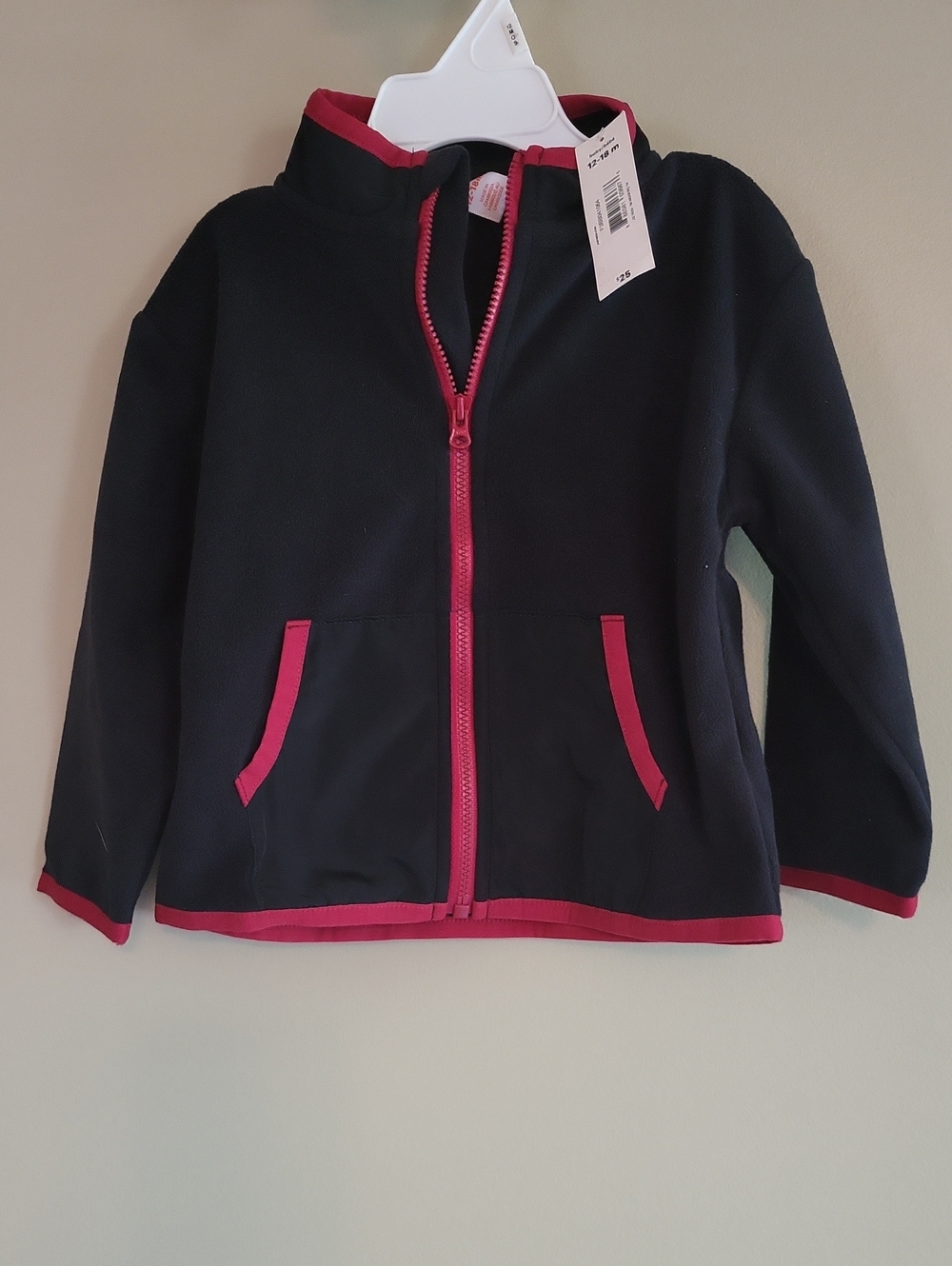 NWT Joe Fresh soft light fleece zip up sweater
